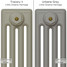 CI-RC-GREY-030 - Richmond Grey 4 Column Victorian Cast Iron Radiator H660mm x W1146mm CI-RC-GREY-030 - Richmond Grey 4 Column Victorian Cast Iron Radiator H660mm x W1146mm